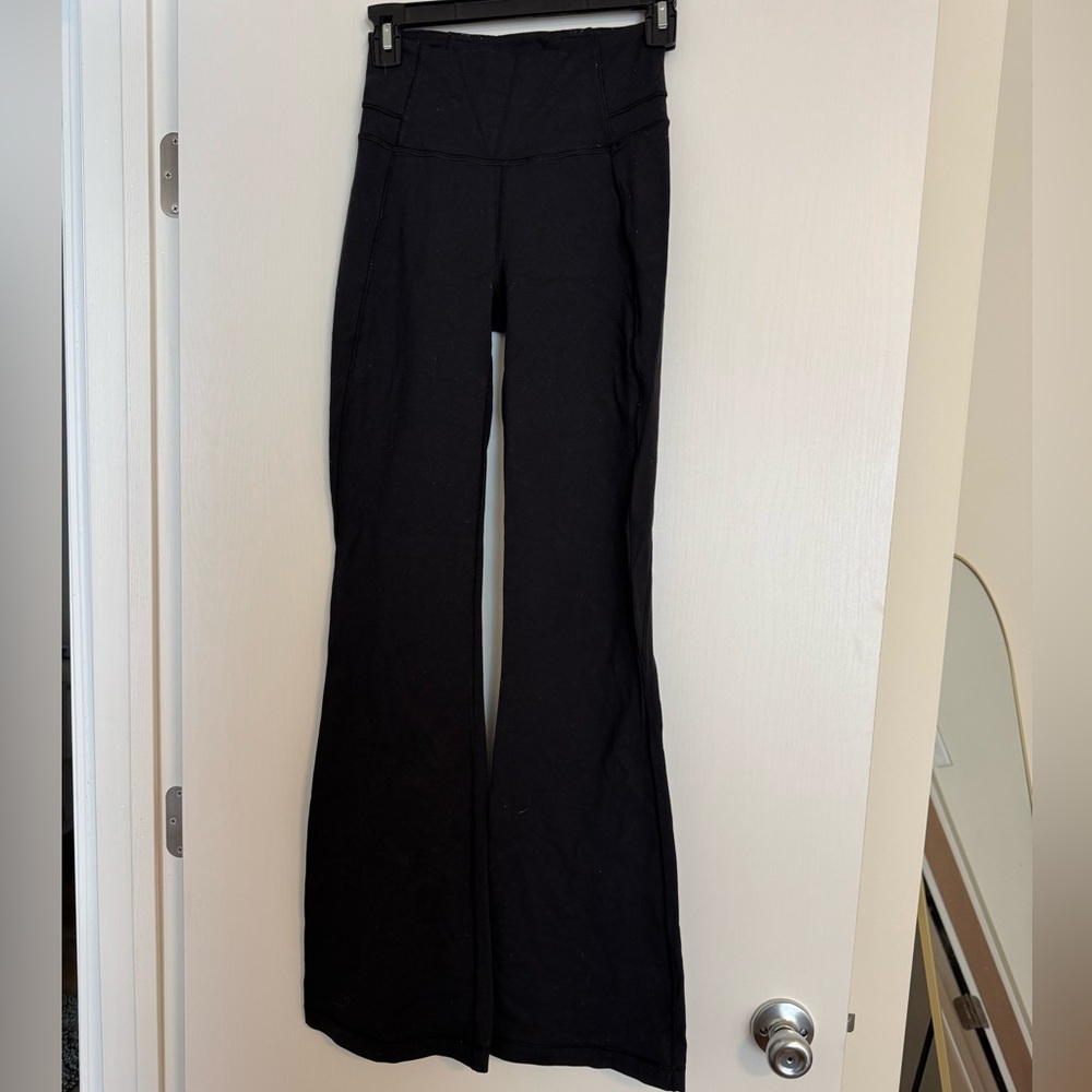 Lululemon Athletica Black Flared Leggings